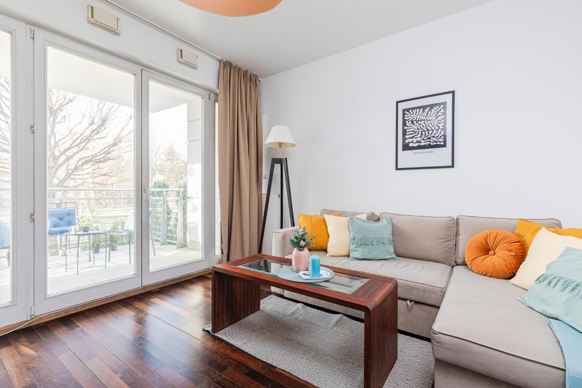 Superapart Wilanowska Apt 20 "Pet-Friendly 1Br Home With Patio Warschau Exterior foto